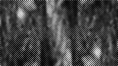 siyah ve beyaz tek renkli benekli arkaplan soyut doku vektörü çizimi