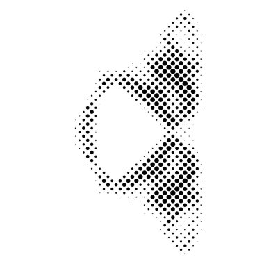 Arka plan siyah ve beyaz noktalı