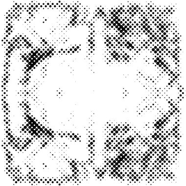 Siyah ve beyaz, eski grunge vintage yıpranmış arka plan. Noktalı soyut antik doku 