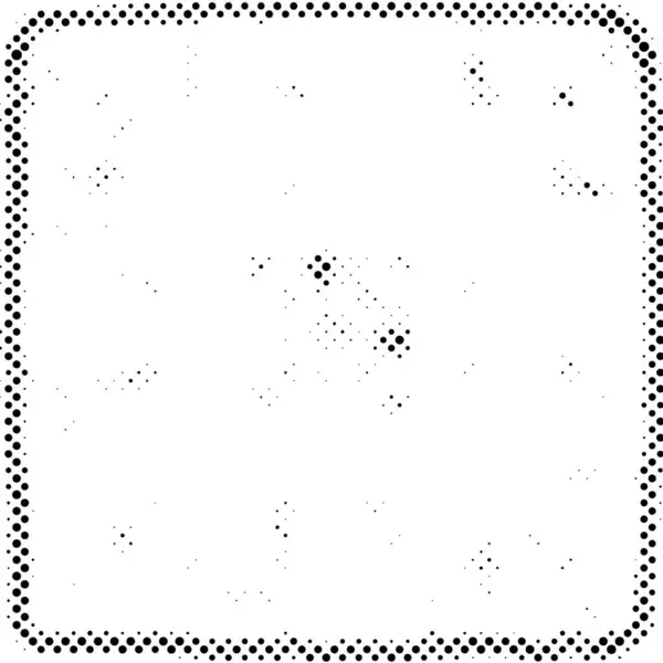 Abstract Texture Dots Pattern Grunge Halftone Grit Backdrop Black White — Stock Vector