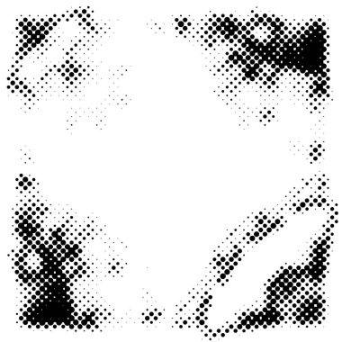 Arka plan siyah ve beyaz noktalı