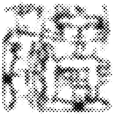 Yarı ton siyah beyaz arka plan. Noktalı monokrom dokusu.