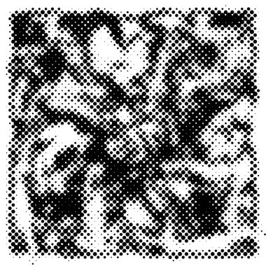 Yarı ton siyah beyaz arka plan. Noktalı monokrom dokusu.