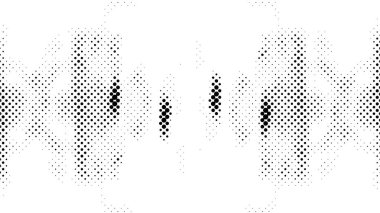Siyah ve beyaz yarım ton vektör arkaplan. Noktalı doku ve eğim