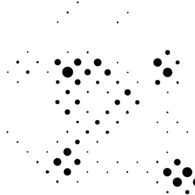 Siyah ve beyaz yarım ton vektör arkaplan. Noktalı doku ve eğim