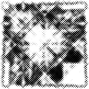 Yarı ton siyah beyaz grunge arka plan. Beyaz arka plana dağılmış noktaların dokusu. Kartvizitlerde, rozetlerde, etiketlerde klasik sanat tarzında soyut desenler var. Vektör tek renkli elementler