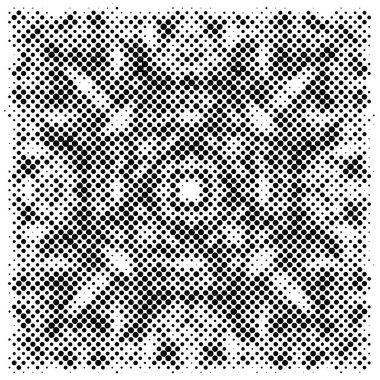 Yarı ton siyah beyaz grunge arka plan. Beyaz arka plana dağılmış noktaların dokusu. Kartvizitlerde, rozetlerde, etiketlerde klasik sanat tarzında soyut desenler var. Vektör tek renkli elementler