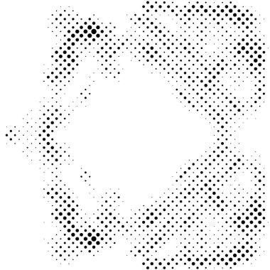 Noktalı siyah beyaz grunge deseni, soyut arkaplan