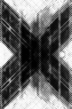 Blakcn abd beyaz yarım ton vektör arkaplan. Noktalı doku ve eğim