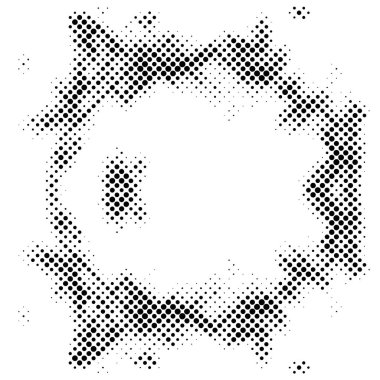 Noktalı siyah beyaz grunge deseni, soyut arkaplan