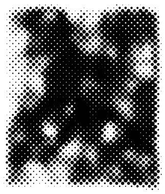 abstract grunge modern pattern with dots in black and white  clipart