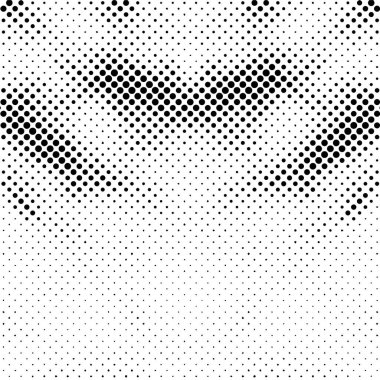 Siyah ve beyaz noktalı soyut grunge modern desen 