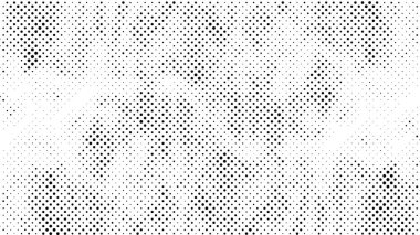 siyah beyaz soyut arkaplan, noktalı yarım ton vektör çizimi 
