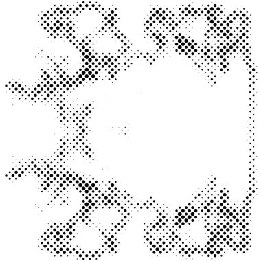 Noktalı siyah beyaz grunge deseni, soyut yarım ton arkaplan, vektör illüstrasyonu