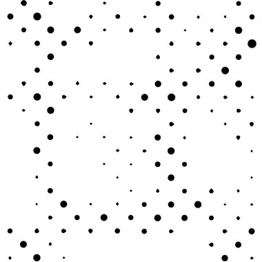 Noktalı fütüristik grunge geometrik modern desen 