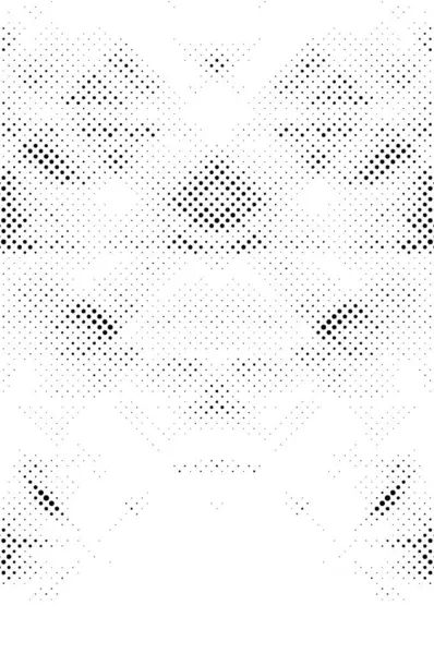 Schwarz Weiße Farbe Abstrakter Hintergrund Halbtonvektorillustration Mit Punkten — Stockvektor
