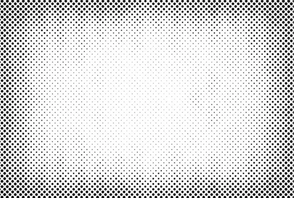 Abstrakter Halbtonmonochromer Hintergrund Mit Chaotischem Muster Vektorillustration — Stockvektor