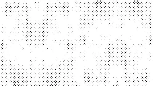 Αφηρημένη Halftone Μαύρο Και Άσπρο Μοτίβο Τελείες Διανυσματική Απεικόνιση — Διανυσματικό Αρχείο