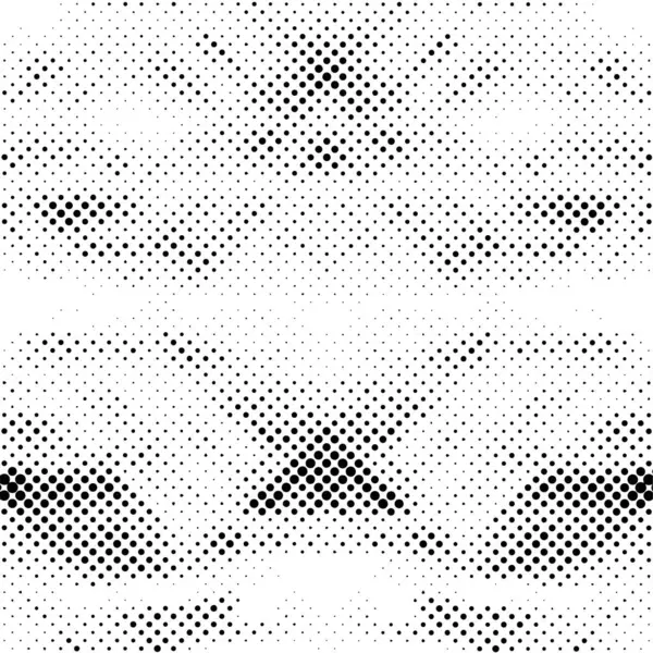 Halftone Zwart Wit Achtergrond Monochrome Textuur Met Stippen — Stockvector