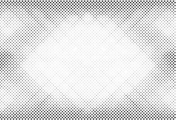Abstract Halftone Monochrome Background Chaotic Pattern Vector Illustration — Stock Vector