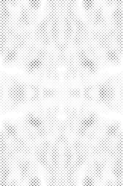 Abstract Halftone Monochrome Background Chaotic Pattern Vector Illustration — Stock Vector