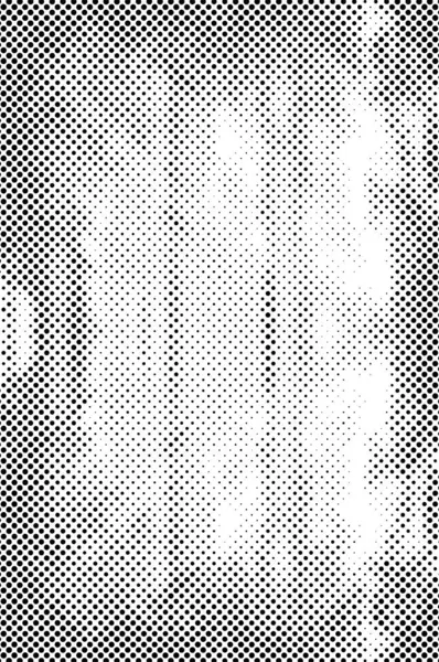 抽象的なハーフトーン 黒と白 混沌としたパターンを持つモノクロの背景 ポスター ラベルに印刷するための素晴らしいテクスチャ — ストックベクタ