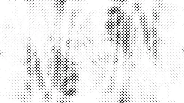 Patrón Grunge Abstracto Blanco Negro Con Puntos Ilustración Vectorial — Archivo Imágenes Vectoriales