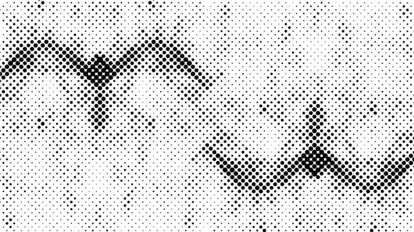Abstract Halftone Black White Pattern Dots Vector Illustration ベクターグラフィックス