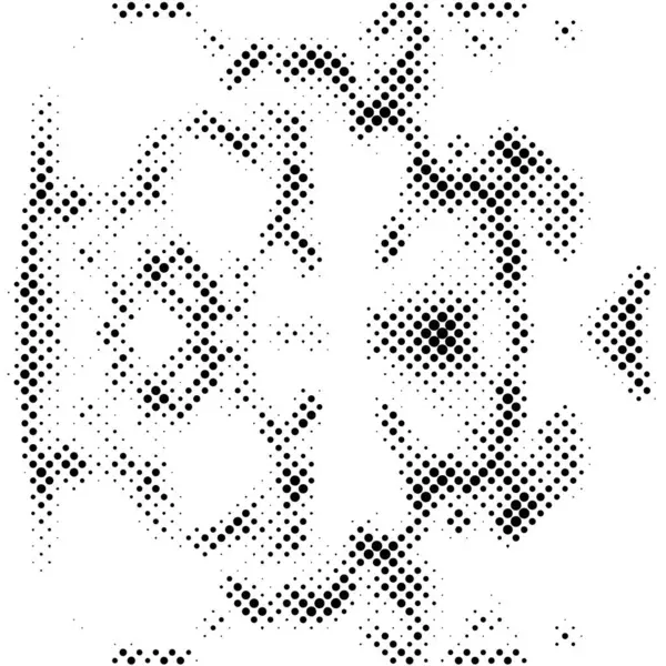 Плямистий Чорно Білий Гранжевий Візерунок Абстрактний Фон Напівтону Векторні Ілюстрації Стокова Ілюстрація