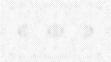 Arka plan siyah ve beyaz noktalı.