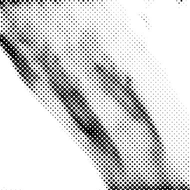 noktalı siyah ve beyaz grunge deseni, vektör illüstrasyonu