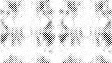 noktalı siyah ve beyaz grunge deseni, vektör illüstrasyonu