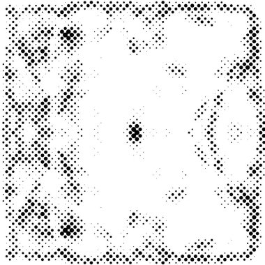 noktalı siyah ve beyaz grunge deseni, vektör illüstrasyonu