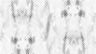 Soyut noktalı doku arkaplanı, vektör illüstrasyonu