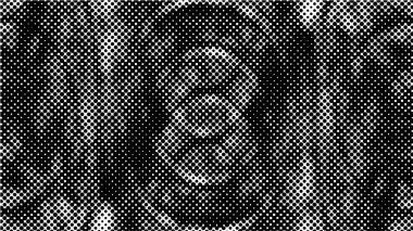 siyah ve beyaz tek renkli grunge yıpranmış arkaplan noktalarıyla 