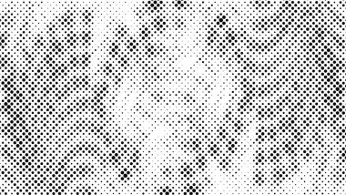 Noktalı siyah beyaz desenler, vektör illüstrasyon tasarımı