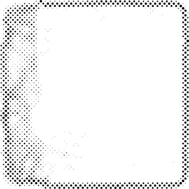 siyah ve beyaz tek renkli arka plan. Noktalar desenli soyut doku, grunge yarım ton arkaplan, vektör illüstrasyonu