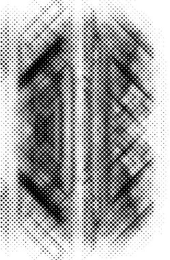  Noktalı soyut arkaplan. siyah ve beyaz 