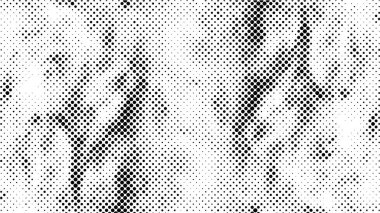 Noktalı tek renkli dokular. Yarı ton siyah beyaz soyut arkaplan.  