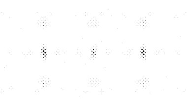 Siyah ve beyaz renklerde soyut noktalı arkaplan, vektör illüstrasyonu