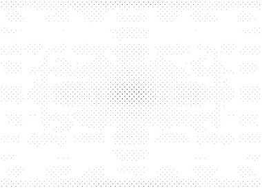 Soyut yarım ton siyah beyaz monokrom arkaplan kaotik desen, vektör illüstrasyonu