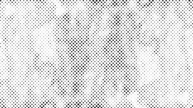 Siyah ve beyaz grunge çizgisi arka planda görülmüş. Soyut yarım ton illüstrasyon arka planı. Grunge ızgara polka nokta arkaplan deseni