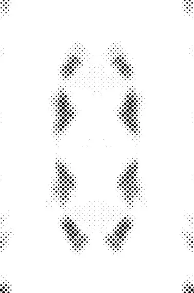 Abstraktes Halbton Schwarz Weiß Ein Monochromer Hintergrund Mit Chaotischem Muster — Stockvektor