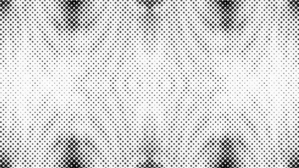 Patrón Medio Tono Blanco Negro Impresión Tinta Fondo Angustia Textura — Vector de stock