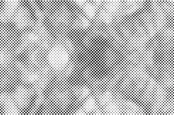 Абстрактный Полутоновый Черно Белый Монохромный Фон Хаотичным Рисунком Фантастическая Текстура — стоковый вектор