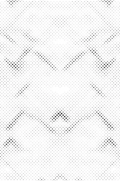 Abstraktes Halbton Schwarz Weiß Ein Monochromer Hintergrund Mit Chaotischem Muster — Stockvektor