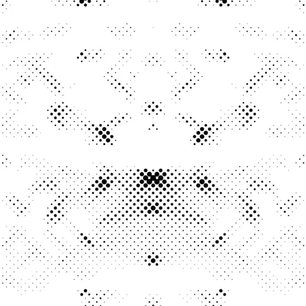 Monochroom Patroon Met Stippen Abstracte Halftoon Stippelachtergrond — Stockvector
