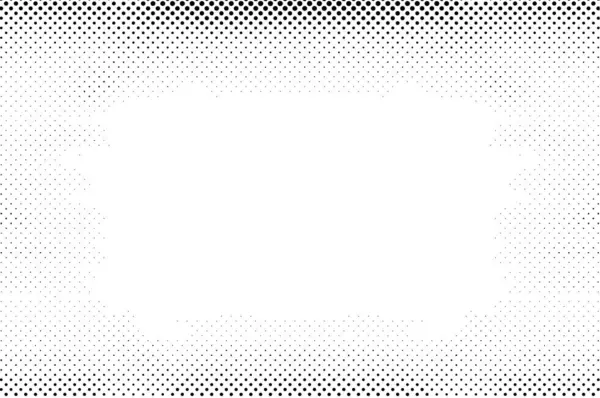 Abstracte Halftoon Zwart Wit Monochrome Achtergrond Met Chaotisch Patroon Vectorillustratie — Stockvector