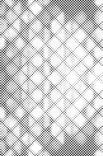 Soyut Yarım Ton Siyah Beyaz Monokrom Arkaplan Kaotik Desen Vektör — Stok Vektör