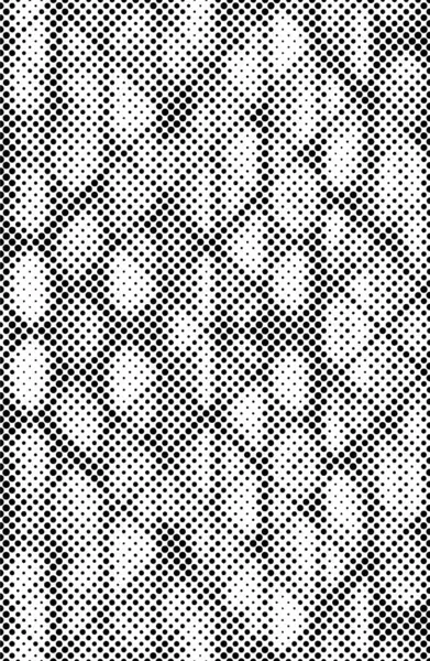 Абстрактный Полутоновый Черно Белый Монохромный Фон Хаотичным Рисунком Векторная Иллюстрация — стоковый вектор